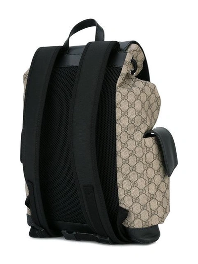 Shop Gucci Logo Print Backpack