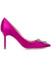 Manolo Blahnik Hangisi Pumps - Pink