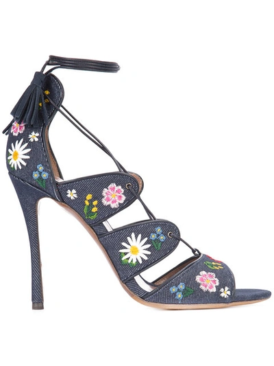 Tabitha Simmons Floral Embroidery 'honor' Sandals