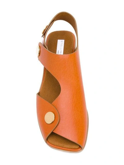 Shop Stella Mccartney Open Toe Sandals - Yellow