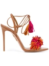 AQUAZZURA 'Wild Thing' sandals,SUEDE100%