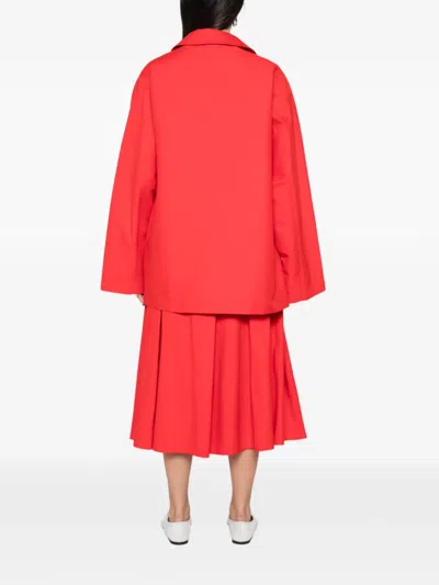 Sofie D'hoore Cima Single-breasted Oversized Jacket In Red