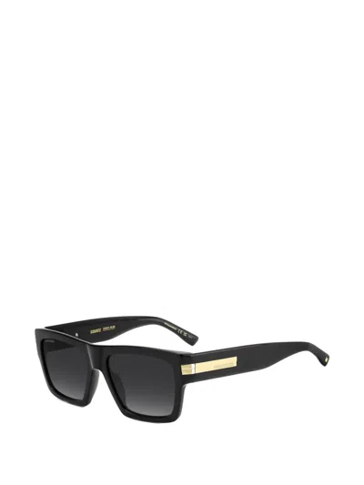 Dsquared2 Rectangle-frame Sunglasses In Black