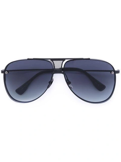 Shop Dita Eyewear Decade Two Ltd Sunglasses In Black
