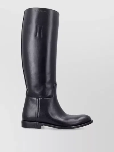 Acne Studios Leather Equestrian Boots