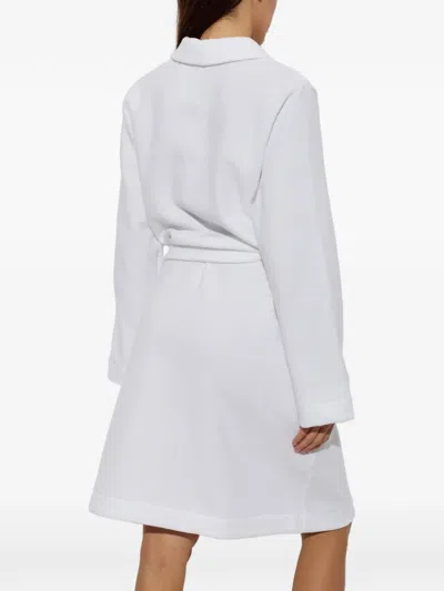 Hanro Robe Selection Belted Bathrobe In White