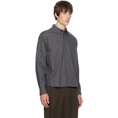 Amomento グレー Basic フローラル シャツ In Gray
