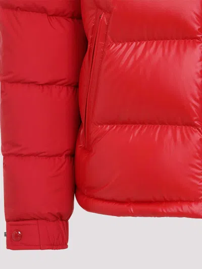 Moncler Maya Jacket Quilted Nylon Down Jacket In Red