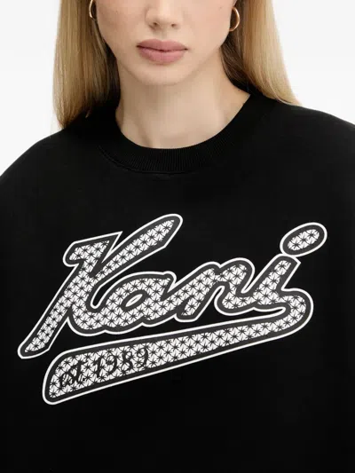 Karl Kani Script Logo Sweatshirt In White