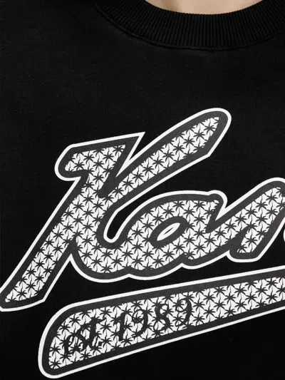 Karl Kani Script Logo Sweatshirt In White