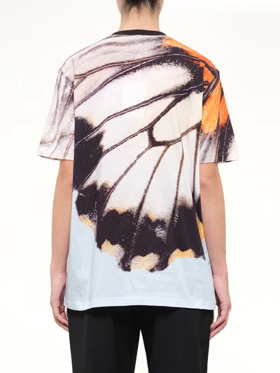 Givenchy Butterfly Print T-shirt In Blue
