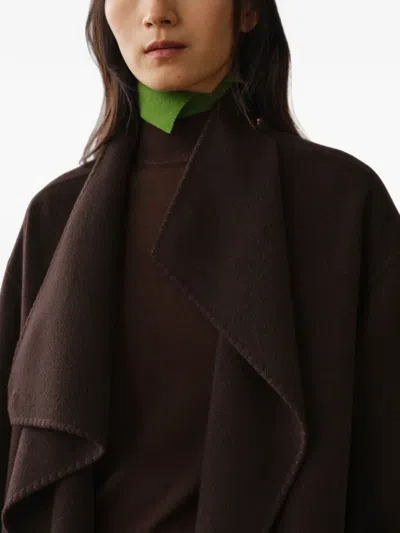 Less Belted Jacket In Brown