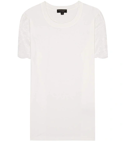 Burberry Embellished Cotton T-shirt
