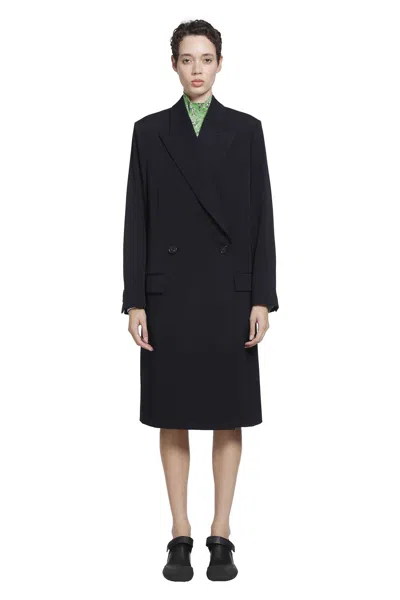 Loewe Wool Coat In Multi