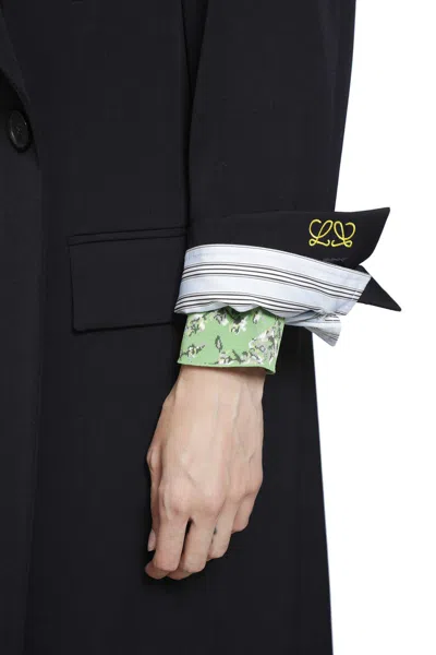 Loewe Wool Coat In Multi