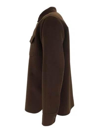 Aspesi Button-front Shirt Jacket In Multi