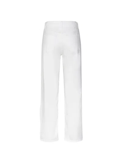Gaelle Paris Side-clamp Jeans In White