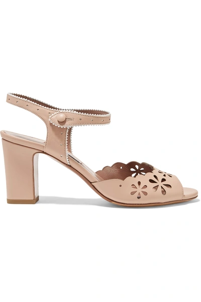 Tabitha Simmons Emily Perforated And Laser-cut Leather Sandals