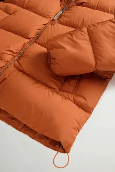 Woolrich Cloud Eagle Jacket In Orange
