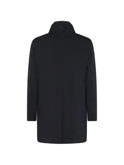 Montecore Double-breasted Coat In Blue