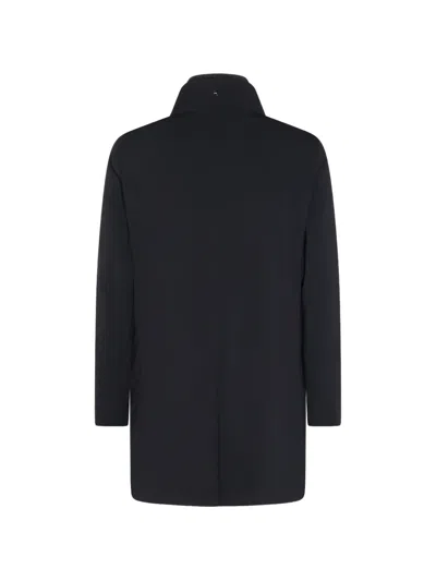 Montecore Double-breasted Coat In Blue
