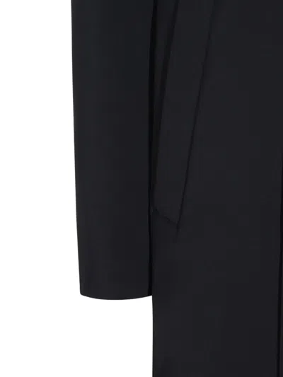 Montecore Double-breasted Coat In Blue