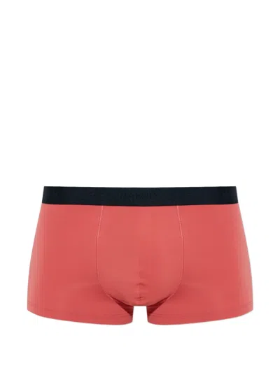 Hanro Micro Touch Boxer Brief In Red