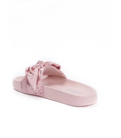 Shop Puma Fenty X Rihanna Pink Bow Slide