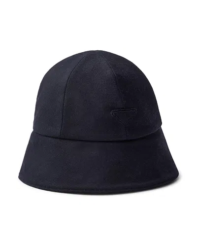 Prada Re-wool Hat In Blue
