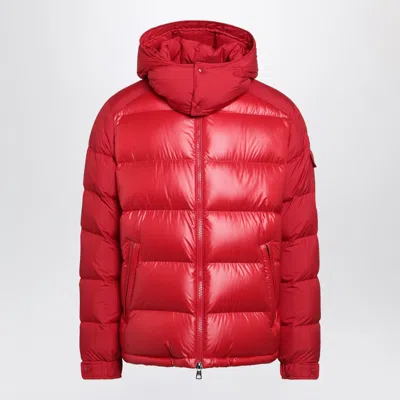 Moncler Maya Jacket Quilted Nylon Down Jacket In Red