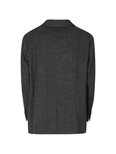 Low Classic Oversized Tailored Coat In Gray