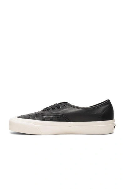 Shop Vans Authentic Weave Dx In Black