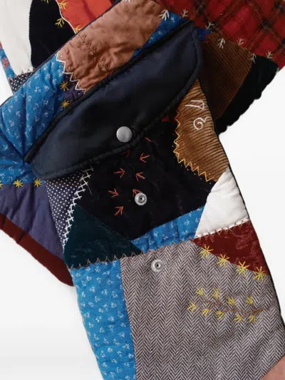 Khoki Patchwork Quilted Scarf In Multi