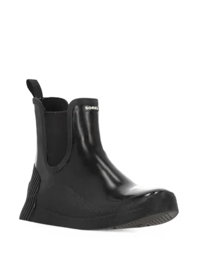 Sorel Out N About Iv Elasticated-panel Boots In Black