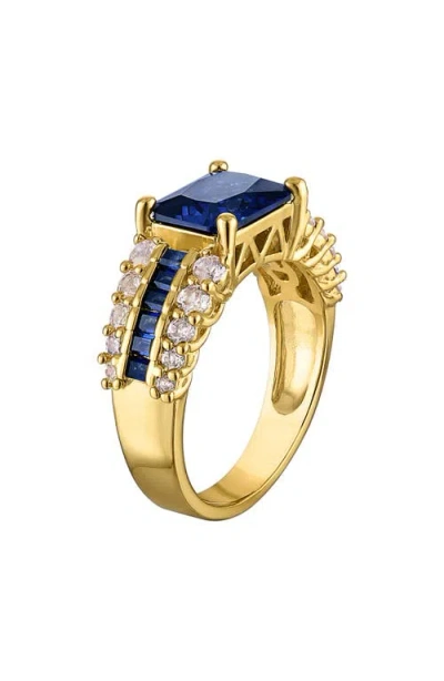 Fzn Lab Created Sapphire Ring In Sapphire