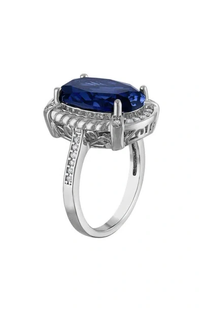 Fzn Created Sapphire Statement Ring In Sapphire