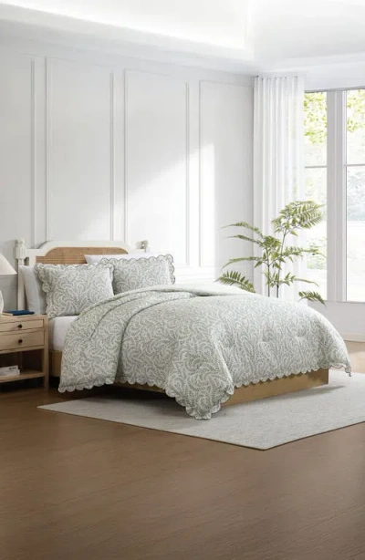 Tahari Elowen 3-piece Comforter Set In White