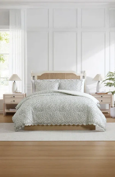 Tahari Elowen 3-piece Comforter Set In White