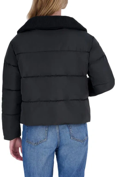 Roxy Iris Puffer Jacket In Black