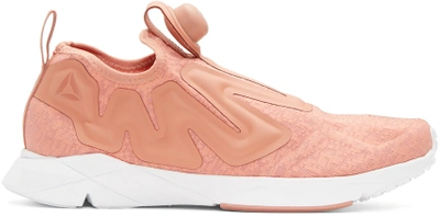 Reebok Pump Plus Supreme Guerrilla Sneakers In Light Orange