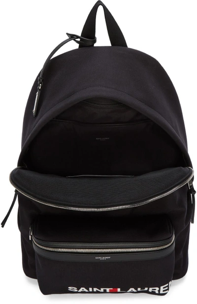 Shop Saint Laurent Black Rive Gauche City Backpack