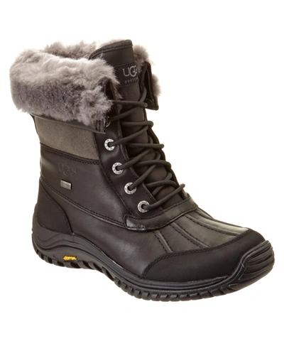 Ugg Adirondack Ii Waterproof Leather Boot In Black