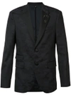 NEIL BARRETT camouflage trim suit jacket,PBGI391NE053C