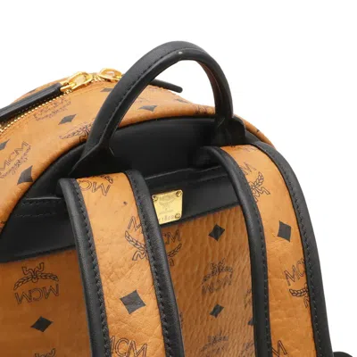 Pre-owned Mcm Visetos Coated Canvas Backpack ()