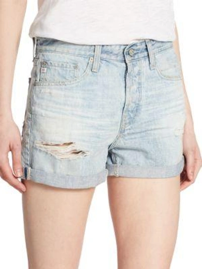 Shop Ag Alex Distressed Shorts In 22 Years Fearless
