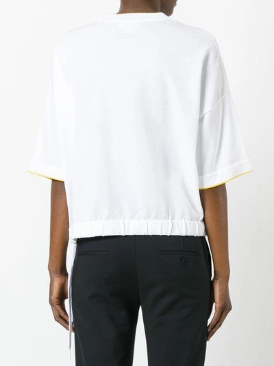 Shop Dkny Contrast Edging Top