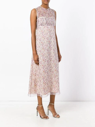 Shop Calvin Klein Collection Floral Print Dress