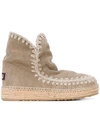 MOU MOU - BRAIDED SOLE BOOTS ,ESKJUTWEDFRI12031918