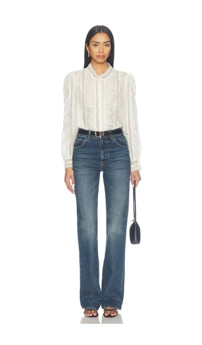 Loveshackfancy Jacque Top In White