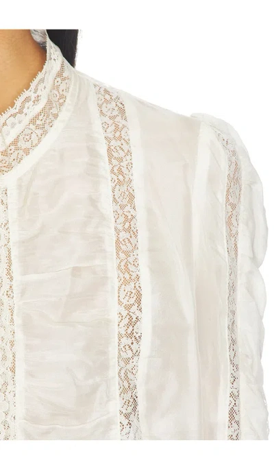 Loveshackfancy Jacque Top In White